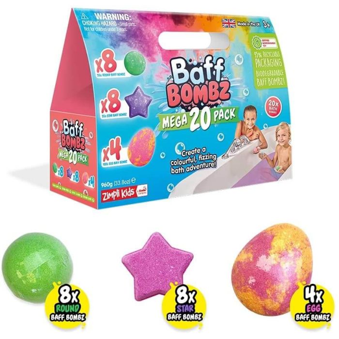 Zimpli Kids Baff Bombz Mega 20 Pack