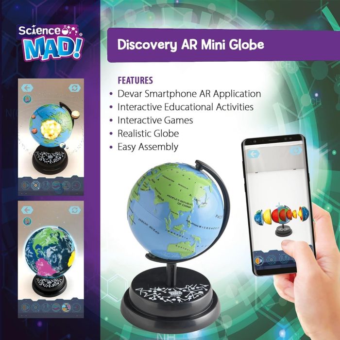 Science Mad! AR Discovery Mini Globe