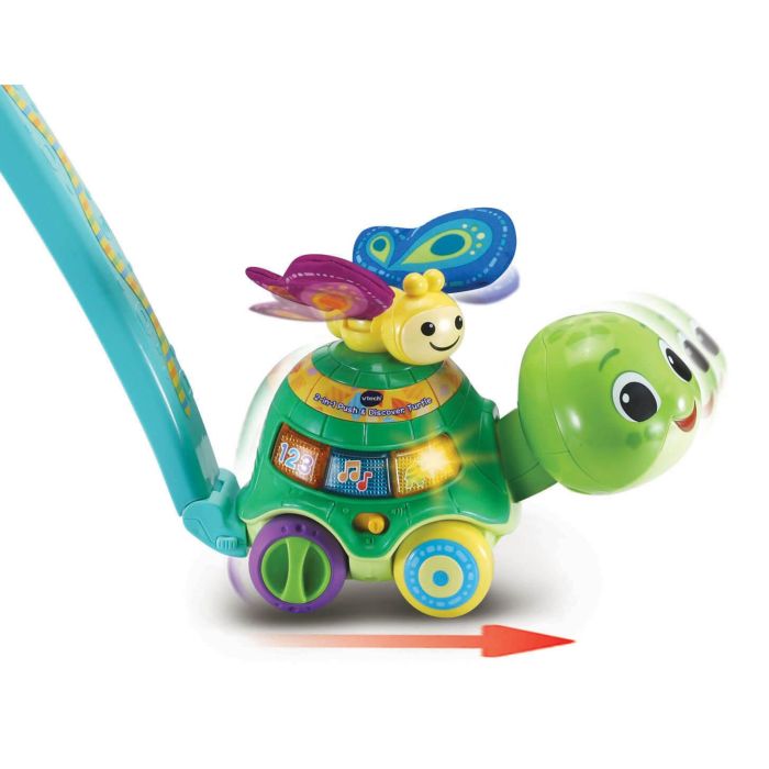 VTech Baby 2-in-1 Push & Discover Turtle