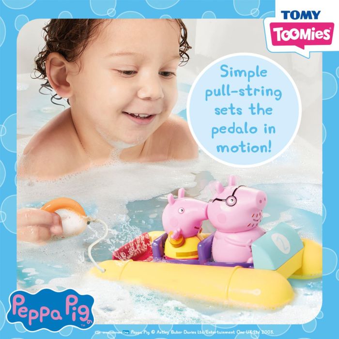 Tomy Toomies Peppa Pull & Go Pedalo Bath Toy