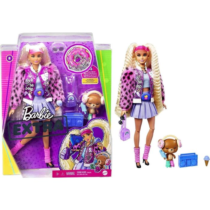 Barbie Extra Blonde Doll with Pigtails