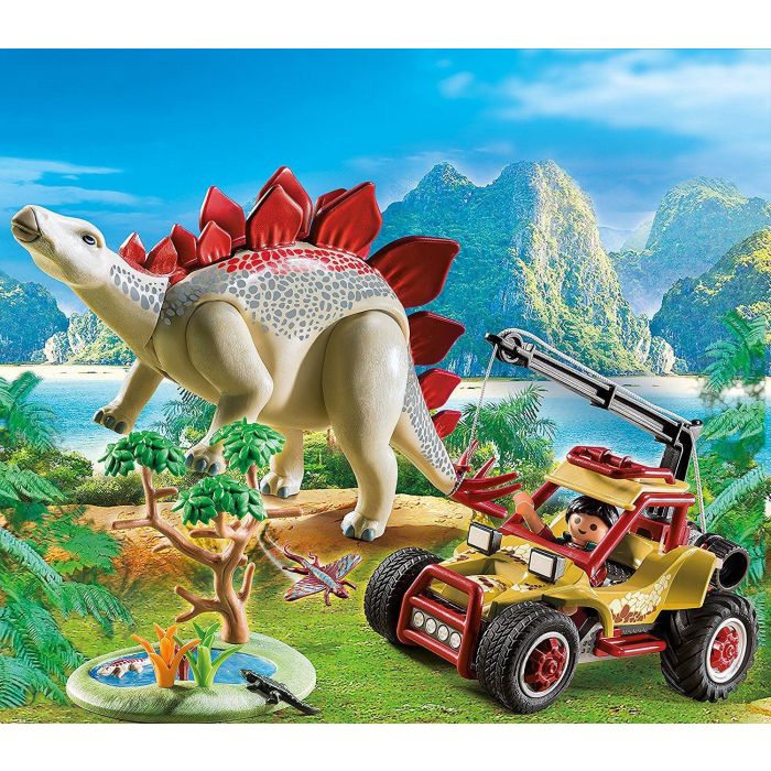 Playmobil Explorer Vehicle with Stegosaurus 9432