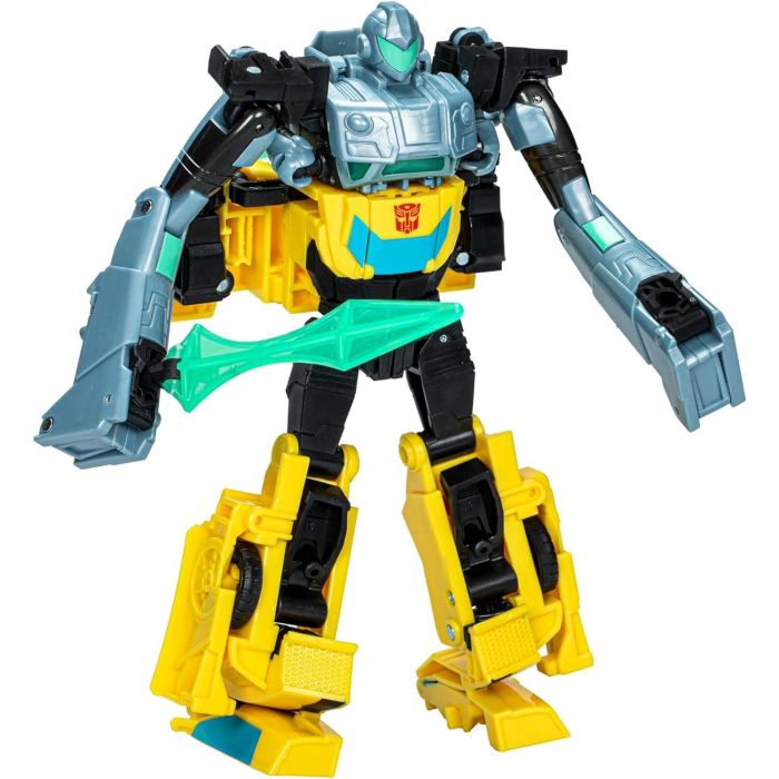 Transformers EarthSpark Cyber-Combiner Bumblebee and Mo Malto Figures