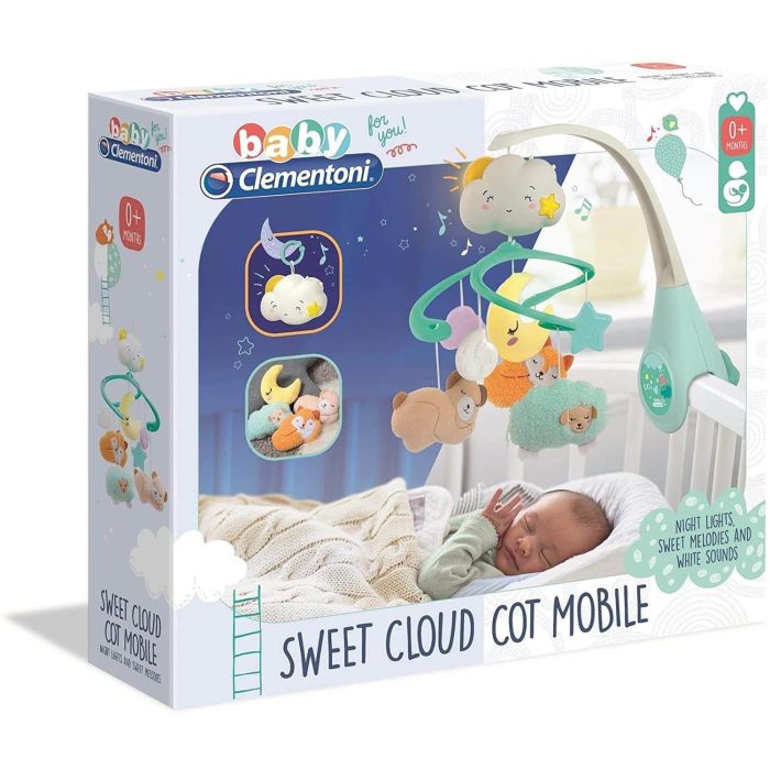 Baby Clementoni Sweet Cloud Cot Mobile
