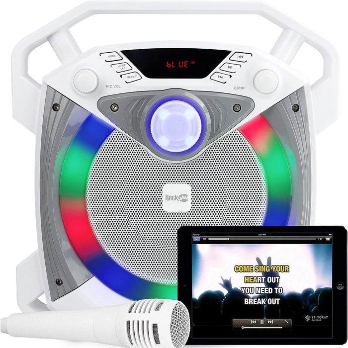 RockJam Portable Bluetooth Karaoke Machine