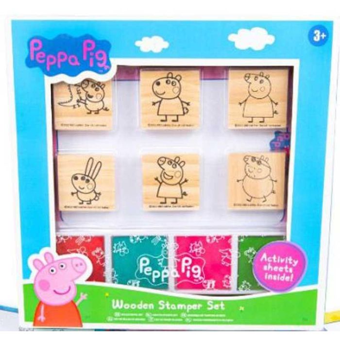 Peppa Pig Wooden Stamper Set