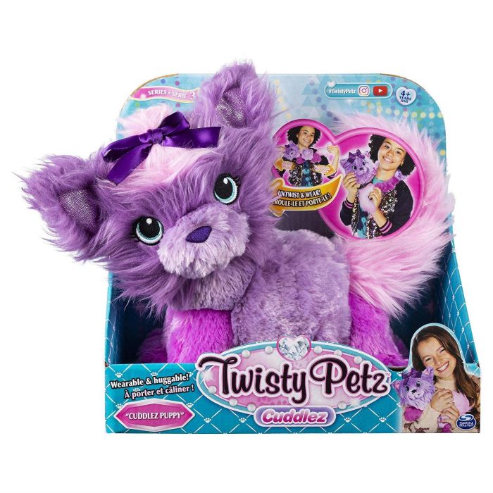 Twisty Petz Cuddlez Purple Puppy