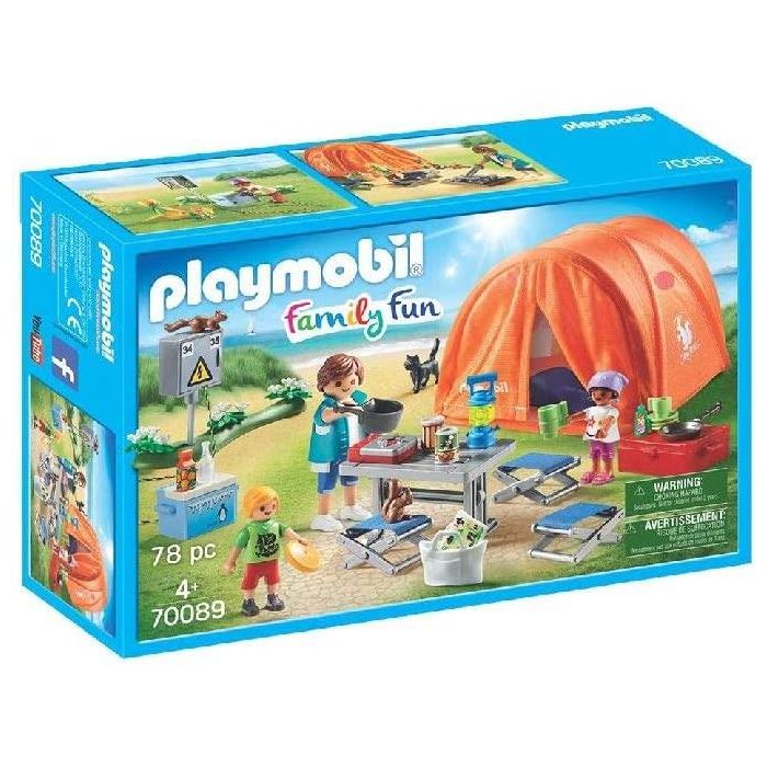 Playmobil Family Fun Camping Trip with Large Tent 70089