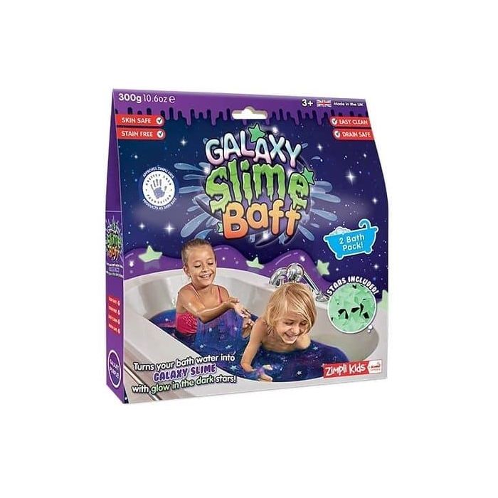 Zimpli Kids Galaxy Slime Baff and Glow in the Dark Stars
