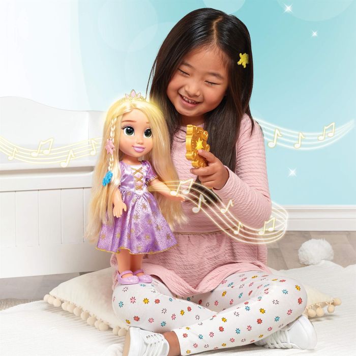 Disney Princess Glowing Hair Singing Rapunzel Doll