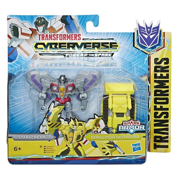 Transformers Cyberverse Battle Starscream & Demolition Destroyer