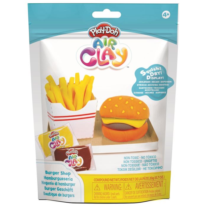 Play-Doh Air Clay Dinos Racer and Foodie 3 Pack