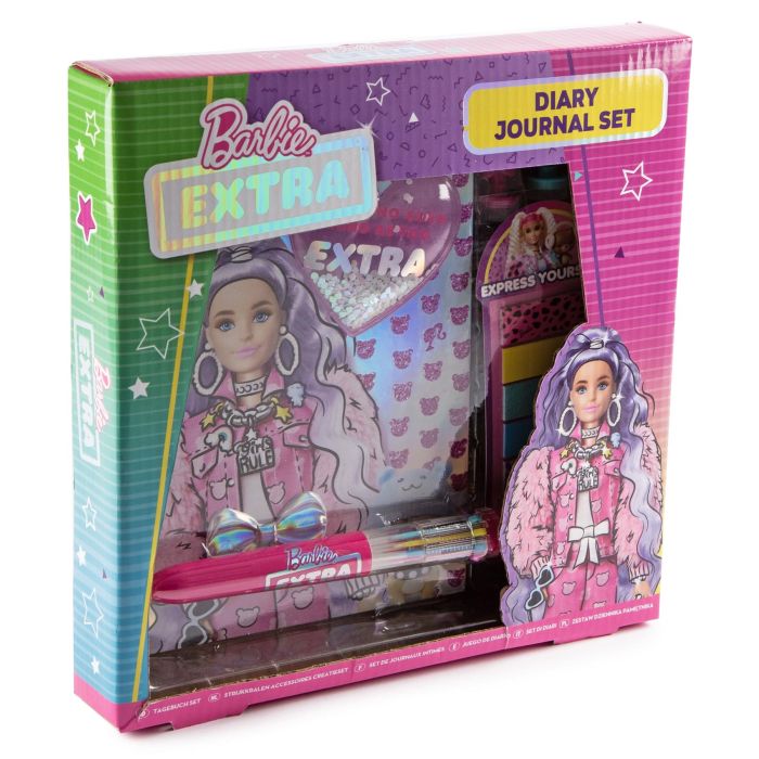 Barbie Extra Diary Journal Set