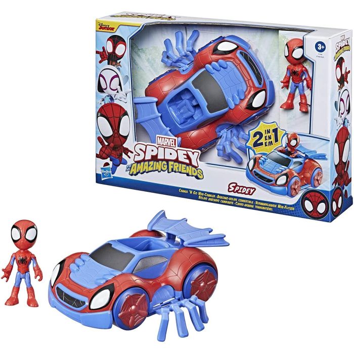 Marvel Spidey and his Amazing Friends   2-in-1 Change 'N Go Web-Crawler