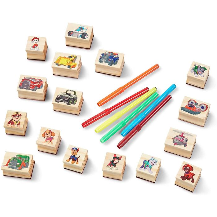 Melissa And Doug PAW Patrol Wooden Stamps Activity Set