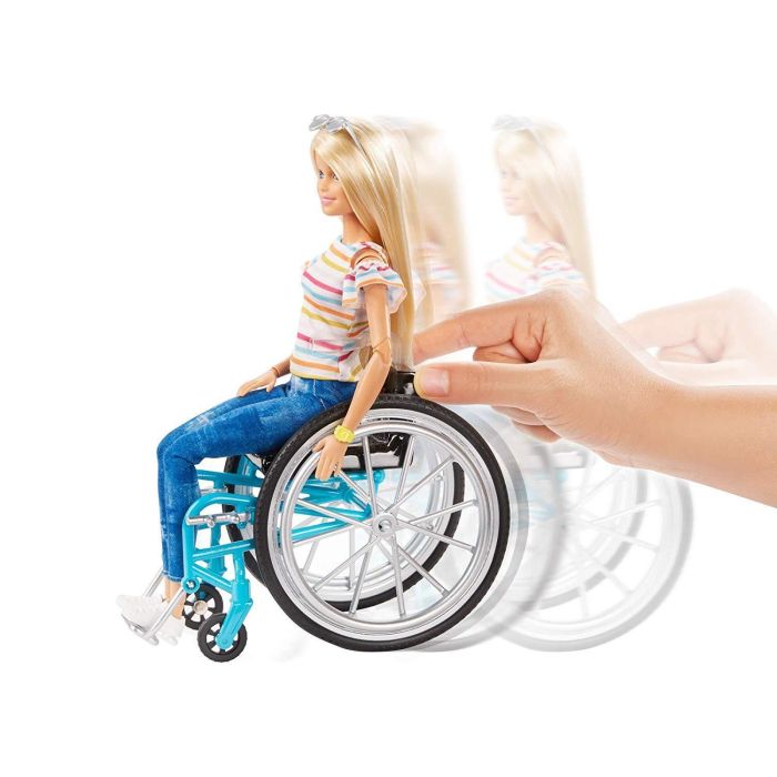 Barbie Fashionista & Wheelchair Blonde Doll