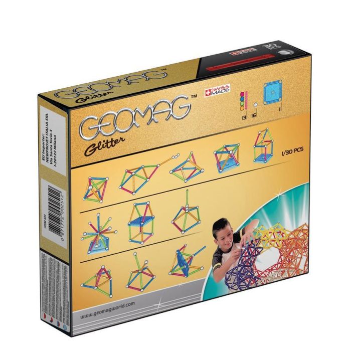 Geomag Glitter Classic 30 Piece Set