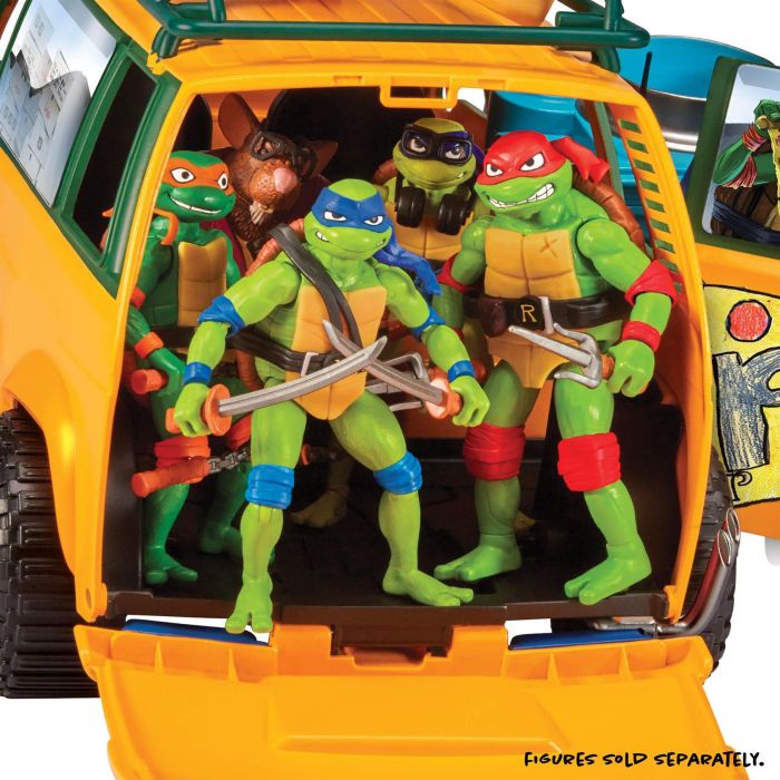 Teenage Mutant Ninja Turtles Mutant Mayhem Pizza Fire Delivery Van