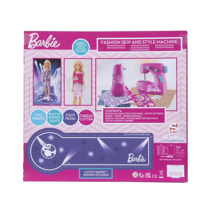 Barbie's Fashion Sew And Style Machine