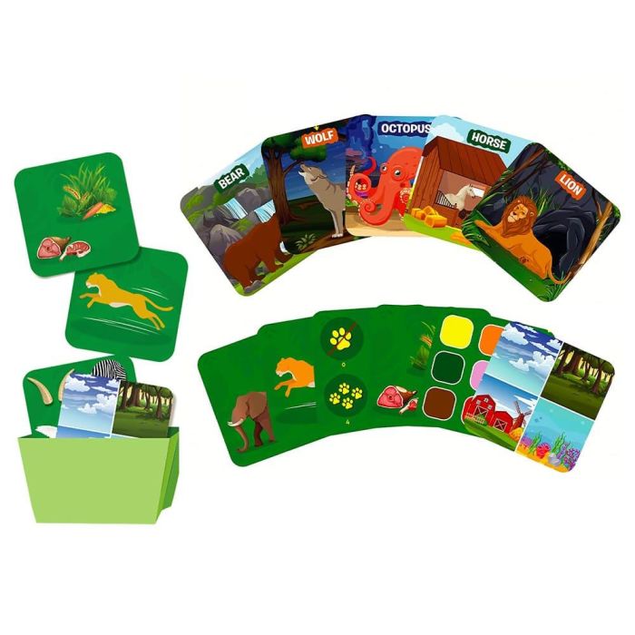 Skillmatics Guess in 10 Junior Animal World Card Game