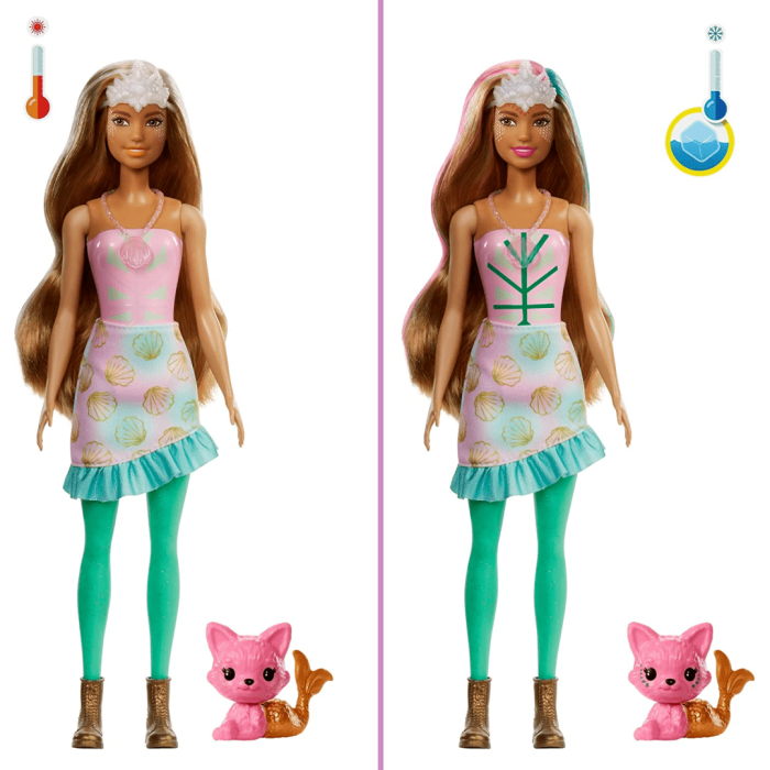 Barbie Colour Reveal Peel Mermaid Fashion Reveal Doll