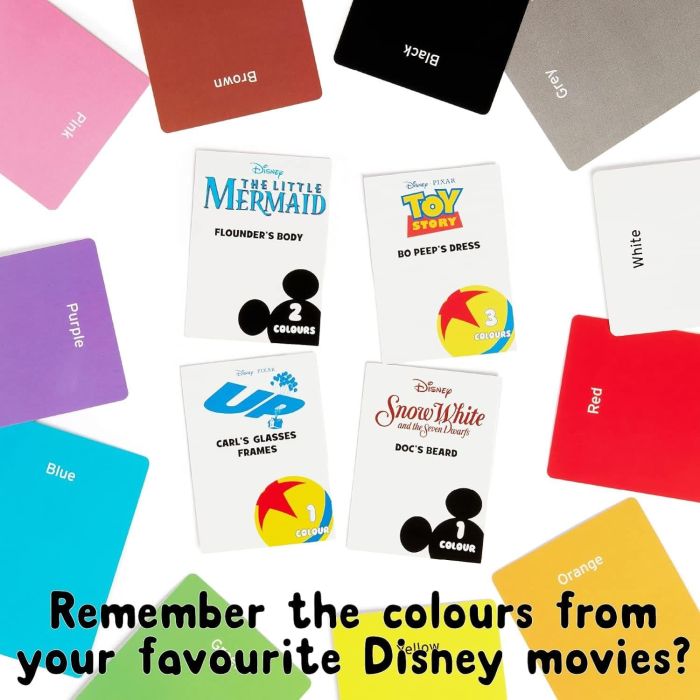 Disney Edition Colour Brain Card Game