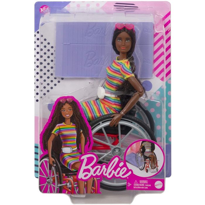 Barbie Wheelchair Brunette Doll