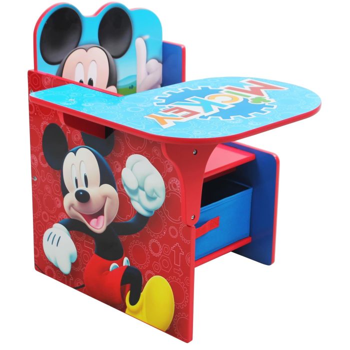Mickey Mouse Chair Desk with Storage Bin