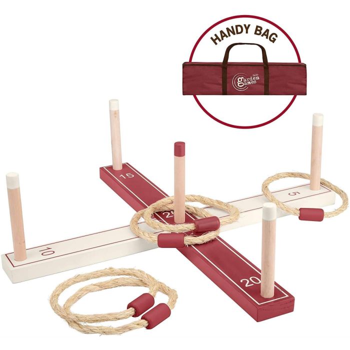 Toyrific Wooden Ring Toss Game