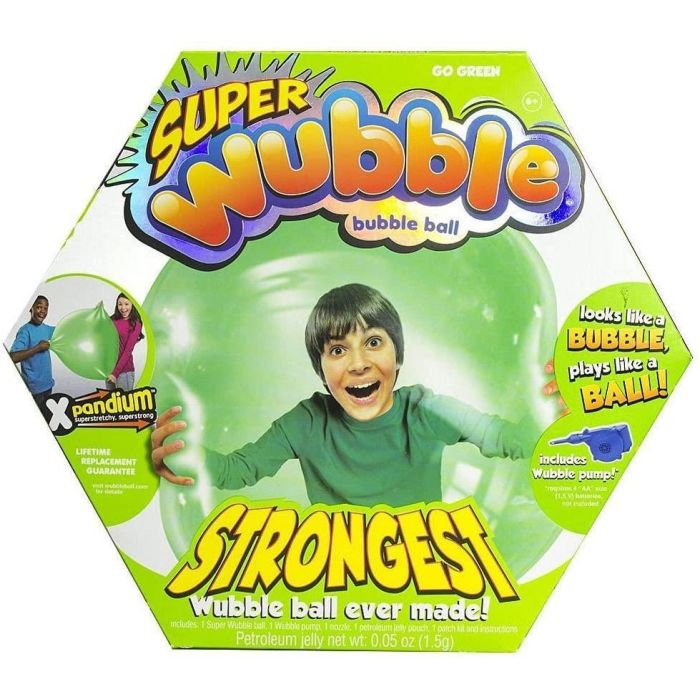 Green Super Wubble Bubble With Pump