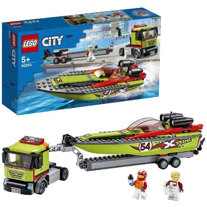 LEGO 60254 City Race Boat Transporter