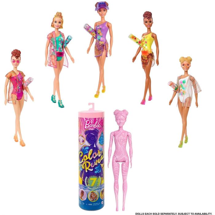 Barbie Colour Reveal Sand and Sea Doll Assortment 