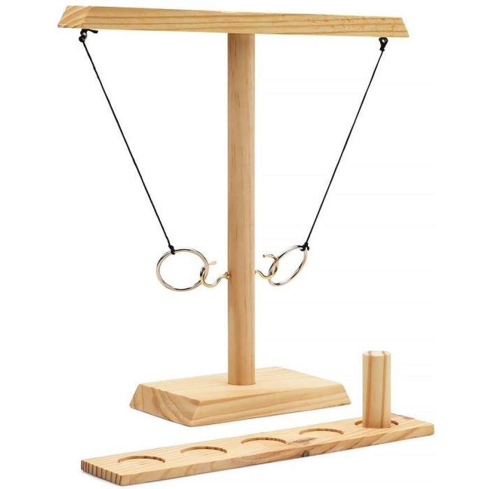 Ring Toss Wooden Drinking Game