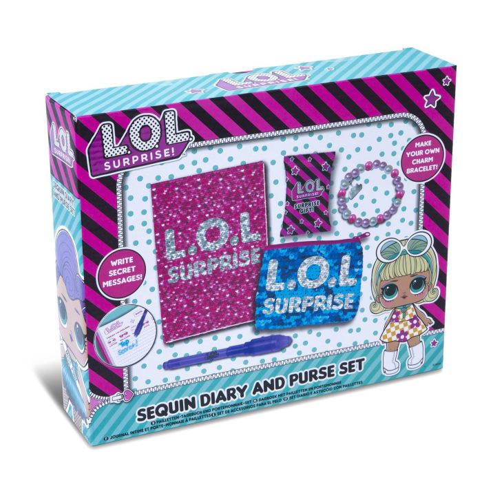 L.O.L. Surprise! Sequin Diary & Purse Set