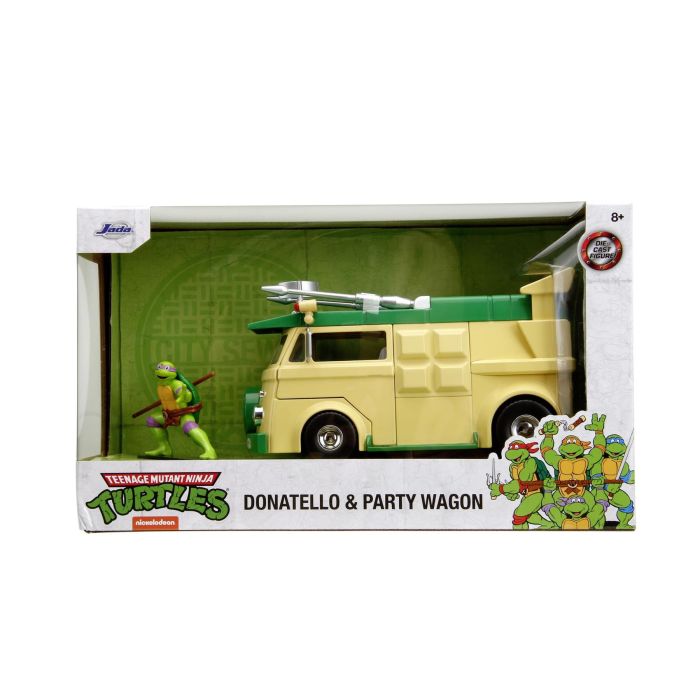 Teenage Mutant Ninja Turtles 1:24 Scale Party Wagon with Donatello Figure