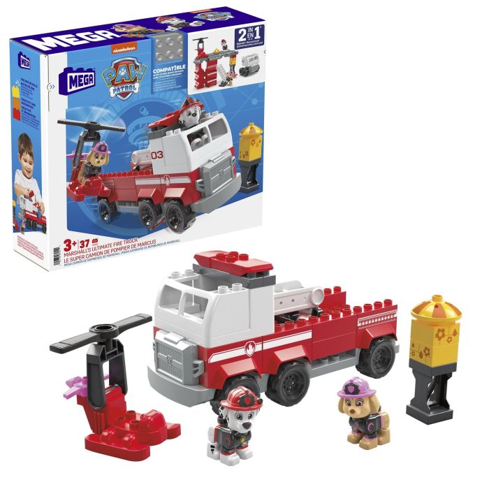 Mega Bloks PAW Patrol Marshall's Ultimate Fire Truck