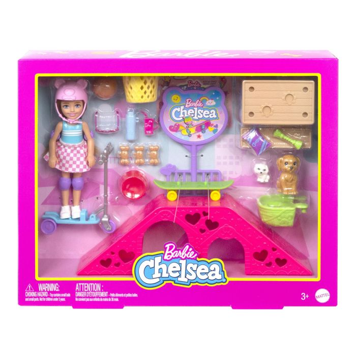 Barbie Chelsea Skatepark Doll Playset
