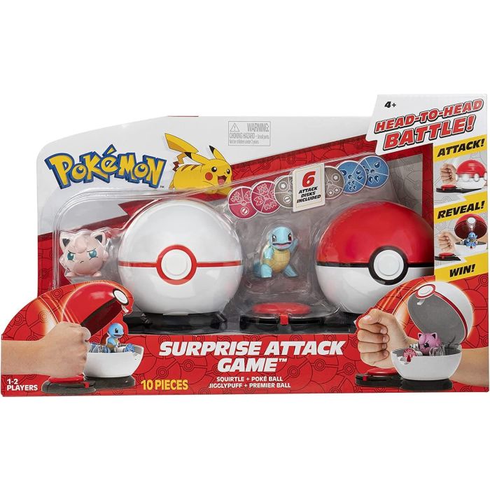 Pokemon Surprise Attack Game - Squirtle and Jigglypuff