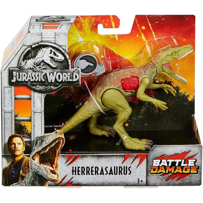 Jurassic World Battle Damage Herrerasaurus