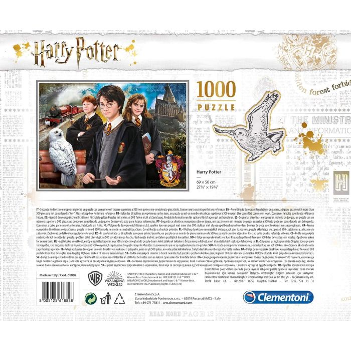 Clementoni 1000 Piece Harry Potter Briefcase Puzzle