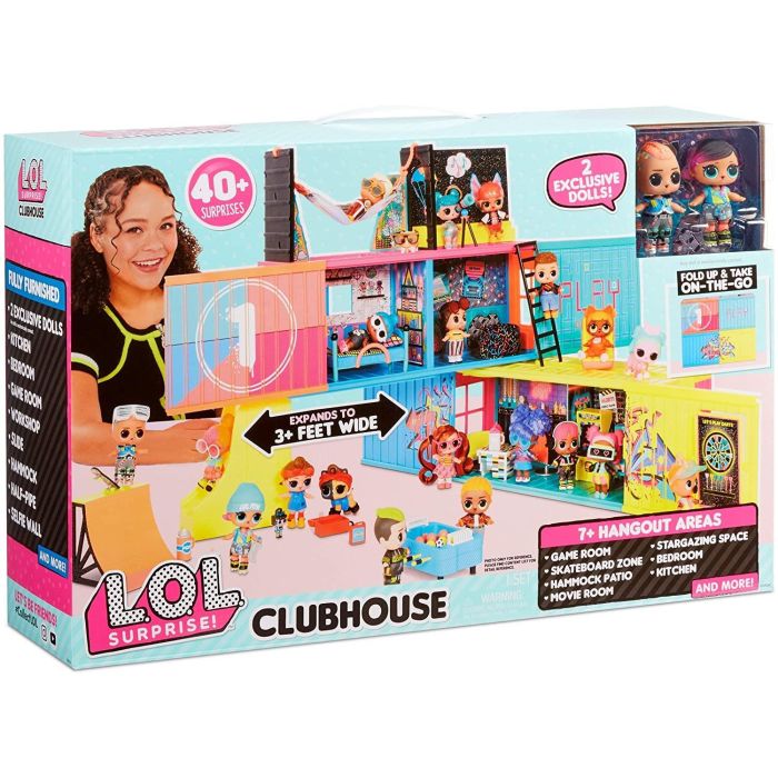 L.O.L. Surprise! Clubhouse Playset with 40+ Surprises