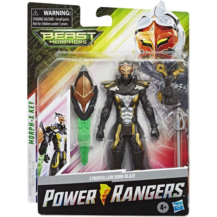 Power Rangers Beast Morphers Cybervillain Robo Blaze Figure