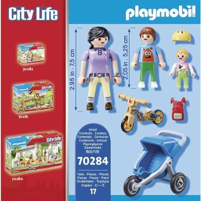 Playmobil City Life Mother with Children 70284