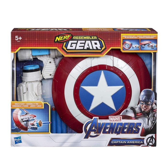 Marvel Avengers Endgame Nerf Assembler Gear Captain America