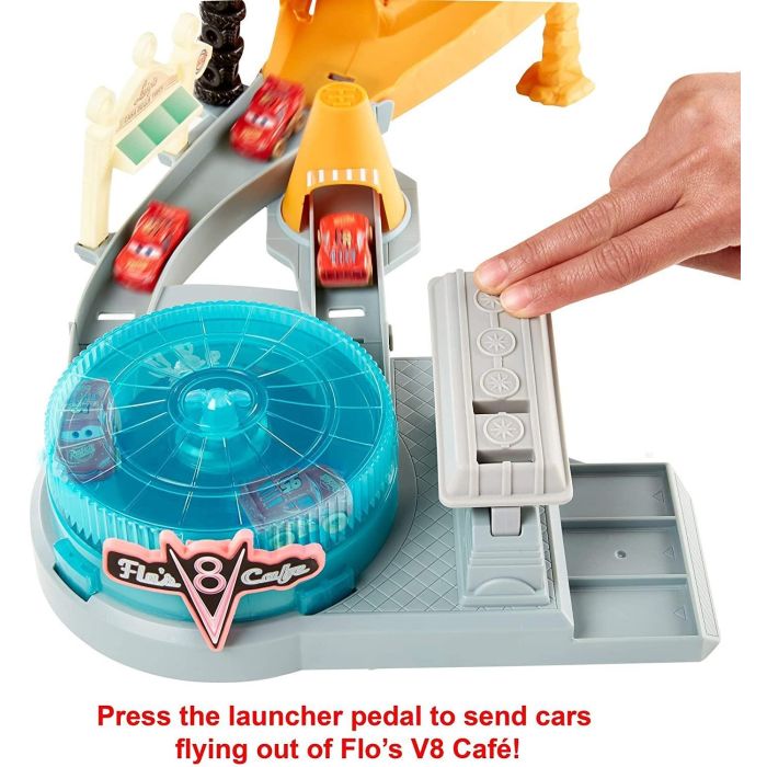 Cars Mini Racers Radiator Springs Spin Out Playset
