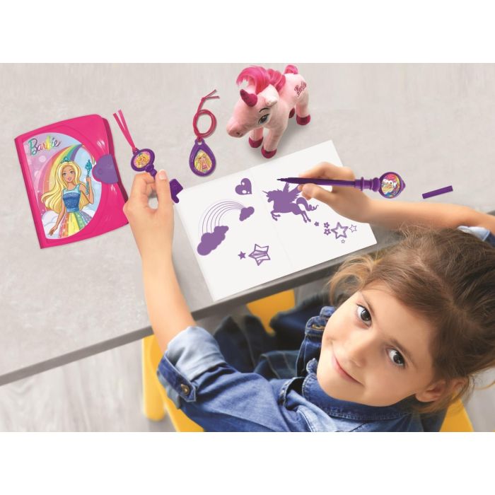 Barbie Electronic Secret Diary with a Unicorn plush and accessories