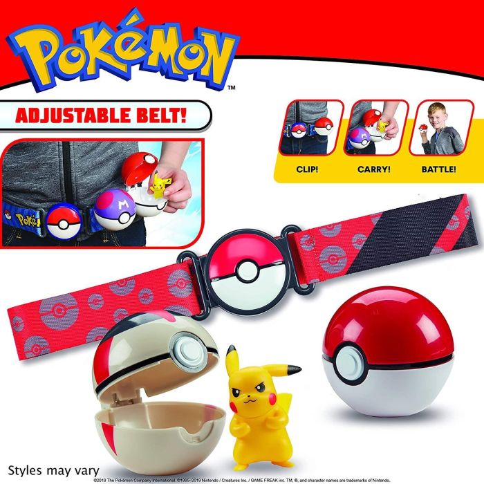 Pokemon Clip 'n' Go Poké Ball Belt Set