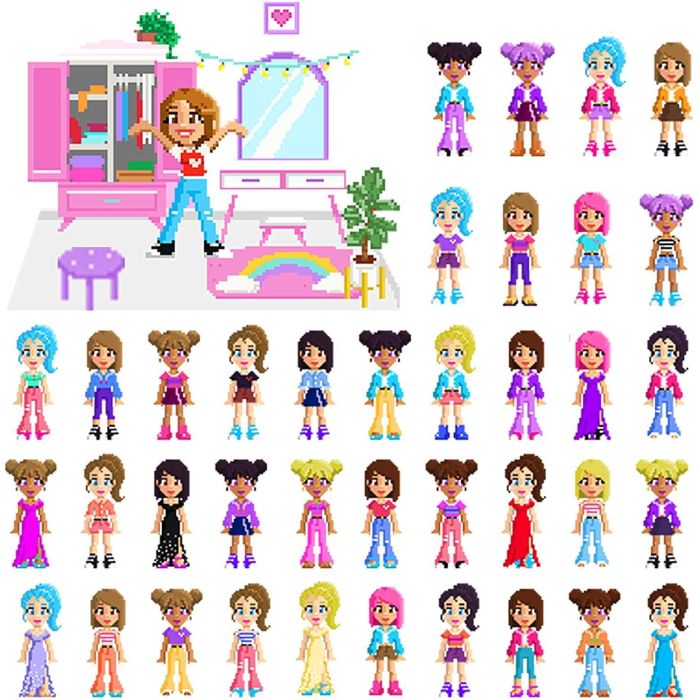 Skyrocket Pixel Stars Virtual Doll House