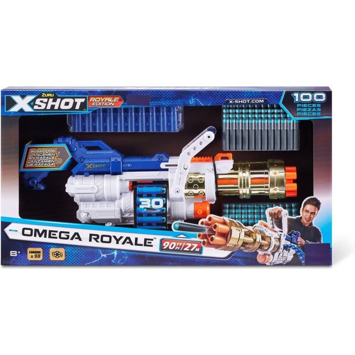 X-Shot Omega Royale with Arrow Strap and 98x Darts