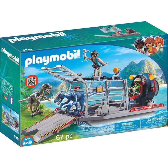 Playmobil Boat With Cage Toy Set 9433
